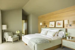 Дизайн спальни в оливковых тонах