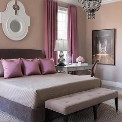 Dusty Colors In The Bedroom Interior