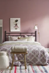 Dusty Colors In The Bedroom Interior