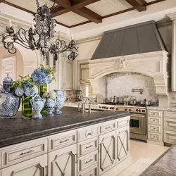 French style kitchens in the interior