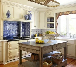 French style kitchens in the interior