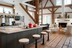Everything about the interior of the kitchen in the house
