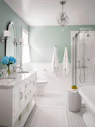 Color combination in the bathroom interior