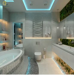 Разные дизайны в одной ванной