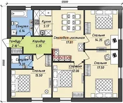 Projects Of One-Story Houses 3 Bedrooms Photos For Free