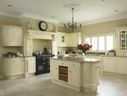 Ivory kitchen in the interior