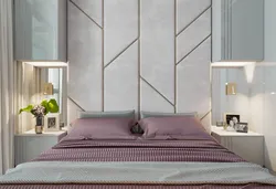 Wall panels in the bedroom photo