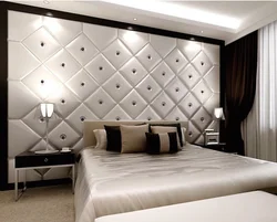 Wall panels in the bedroom photo