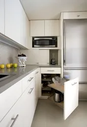 How to place a refrigerator in the kitchen photo