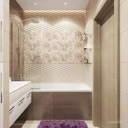 Bathroom tile design photo 3 sq m