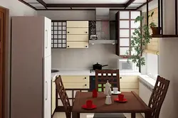 Дизайн кухни в японско