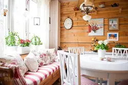 Скандинавский стиль в кухне загородного дома внутри фото