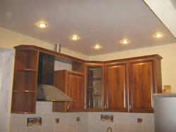 Натяжные потолки кухня фото как расположить