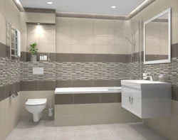 Дизайн ванной комнаты с подбором плитки