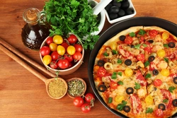Homemade Italian cuisine with photos