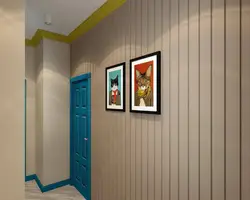 Decoration Of Hallway Walls With MDF Panels Photo