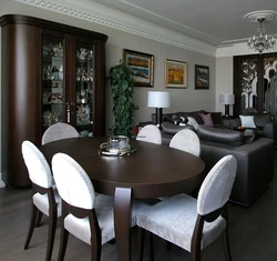 Дизайн гостиной столовой в квартире