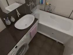 Real photos of a bathroom in a panel house