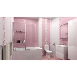White Pink Bath Photo