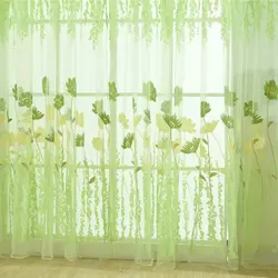 Tulle for kitchen photo flowers