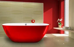 Red bath photo