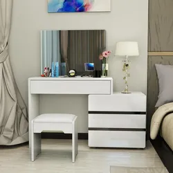 Dressing Table In The Living Room Interior Photo