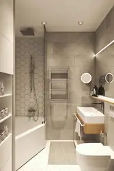 Ванная С Туалетом Дизайн 6 Кв М В Современном Стиле