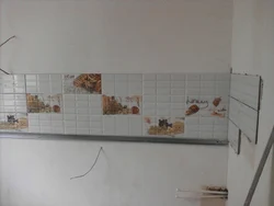 Photo Of Tile Layout In The Kitchen