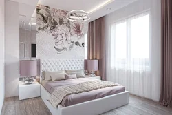 Wallpaper for bedroom interior design in light