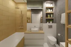 Сумешчаныя ванна з туалетам у панэльным доме фота
