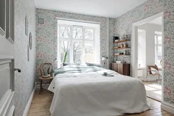 Wallpaper In Scandinavian Style For The Bedroom Photo