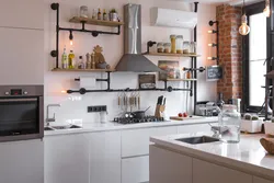 Kitchen design if there is a gas pipe