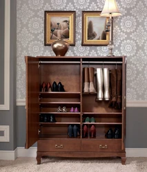 Beautiful Shoe Rack In The Hallway Photo