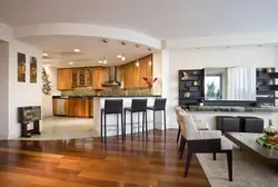 Combined Kitchen Floor Design