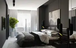 Bedroom 30 sq m design modern