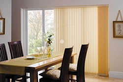 Photo of blinds for the kitchen living room