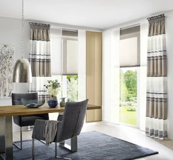 Photo of blinds for the kitchen living room