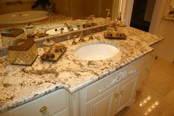 Stone countertops for bathtub photo