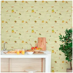 Inexpensive Wallpaper For The Kitchen Photo