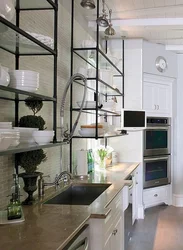 Kitchens With Metal Shelves Photo