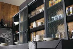 Kitchens With Metal Shelves Photo