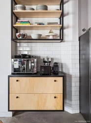 Kitchens With Metal Shelves Photo