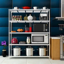 Kitchens with metal shelves photo