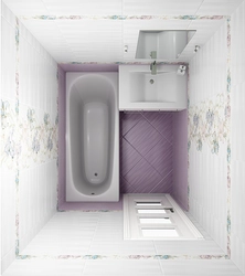 Hamam dizaynı 4 m2 tualetsiz