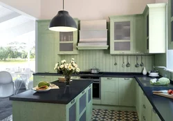 Color Combination Of Kitchen Facades Photo
