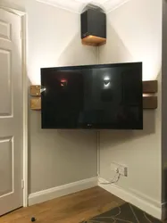 TV Hanging In The Kitchen Photo