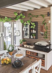 Decoration Of The Summer Kitchen Photo