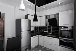 Small Kitchen Design Photo Black
