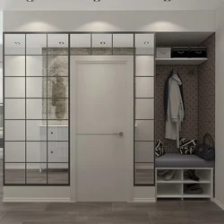 Design Of A Rectangular Hallway With A Wardrobe