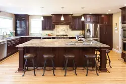 Brown Kitchen Table Design